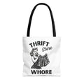 Thrift Store Whore Tote Bag – Funny Vintage Pin-Up Thrifting Quote