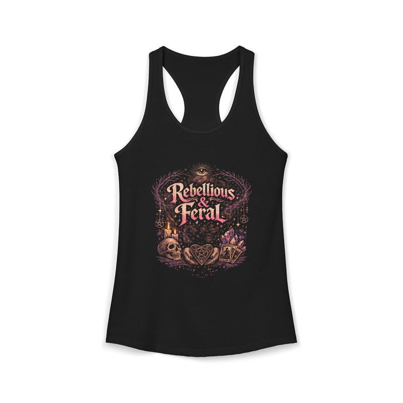 Rebellious & Feral Women's Racerback Tank