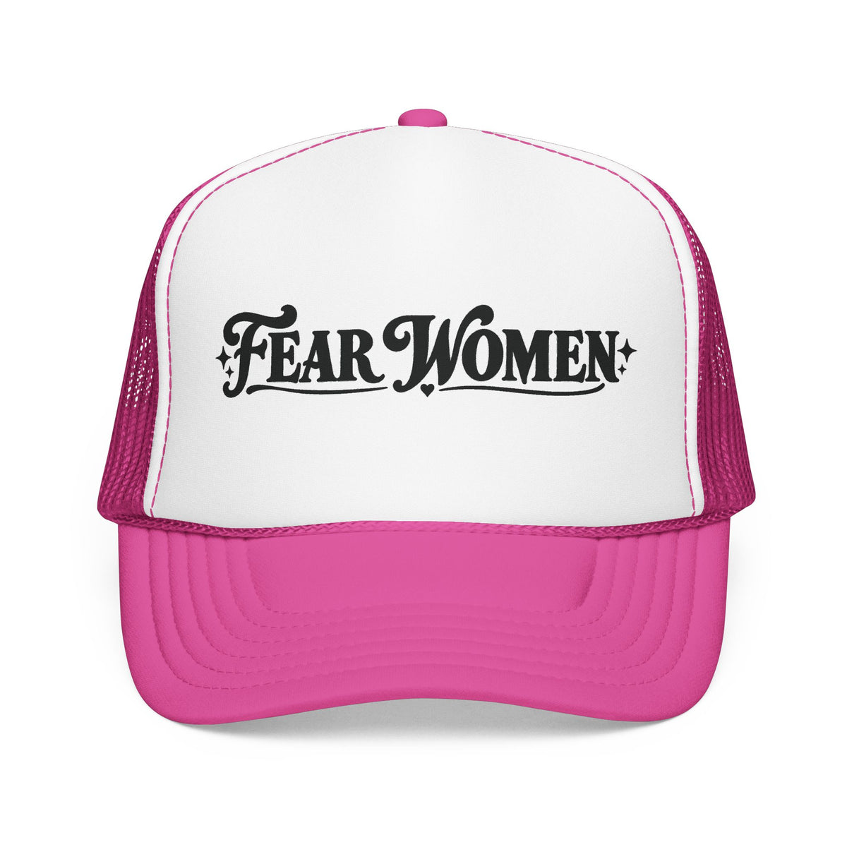 “Fear Women” Trucker Hat | Bold Feminist Snapback