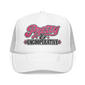 “Pretty & Uncooperative” Trucker Hat | Feminist Snapback