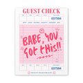 “Babe You Got This” 11x14 Matte Canvas Wall Art
