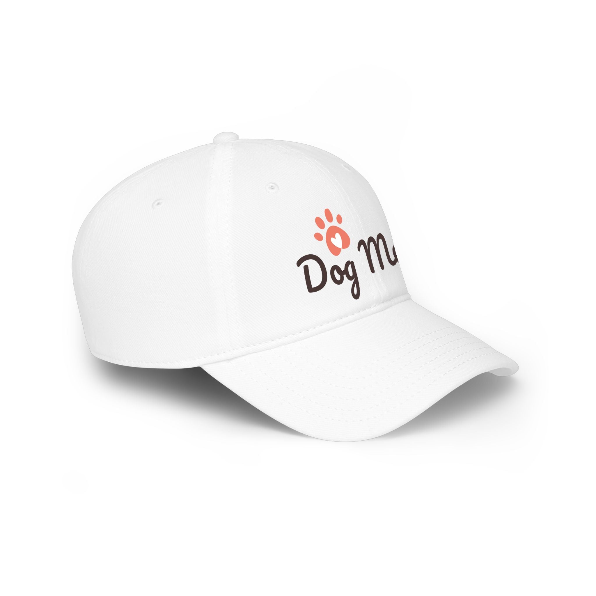 Dog Mom Baseball Cap — Paw Print Hat for Dog Lovers