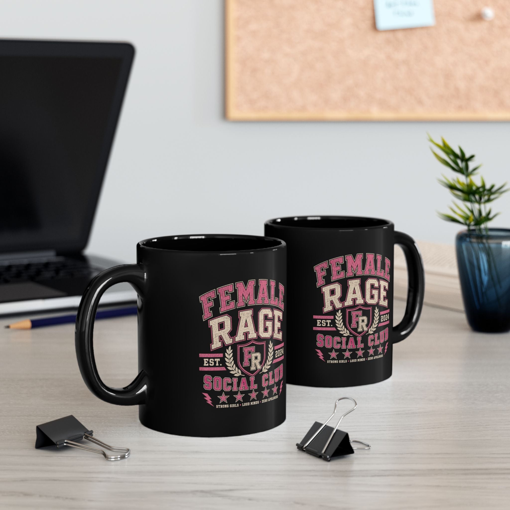 Female Rage Social Club Mug | Pretty. Pissed. Powerful.