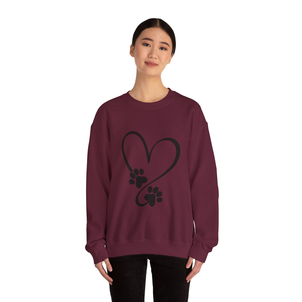 Paw Heart Crewneck Sweatshirt