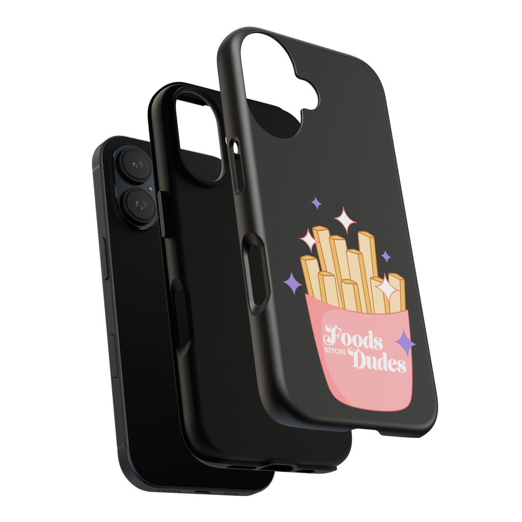 Phone Case — "Foods Before Dudes" Cute Fries Design