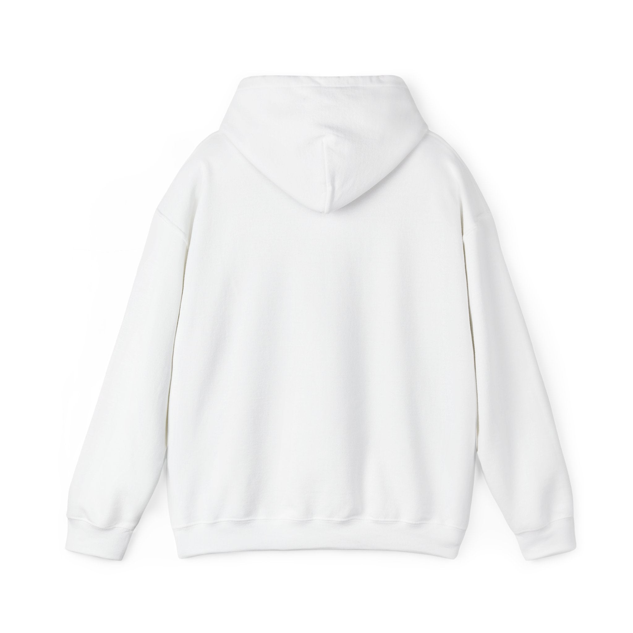 Glitter & Rage White Hoodie — Cute Pink Text Graphic Pullover