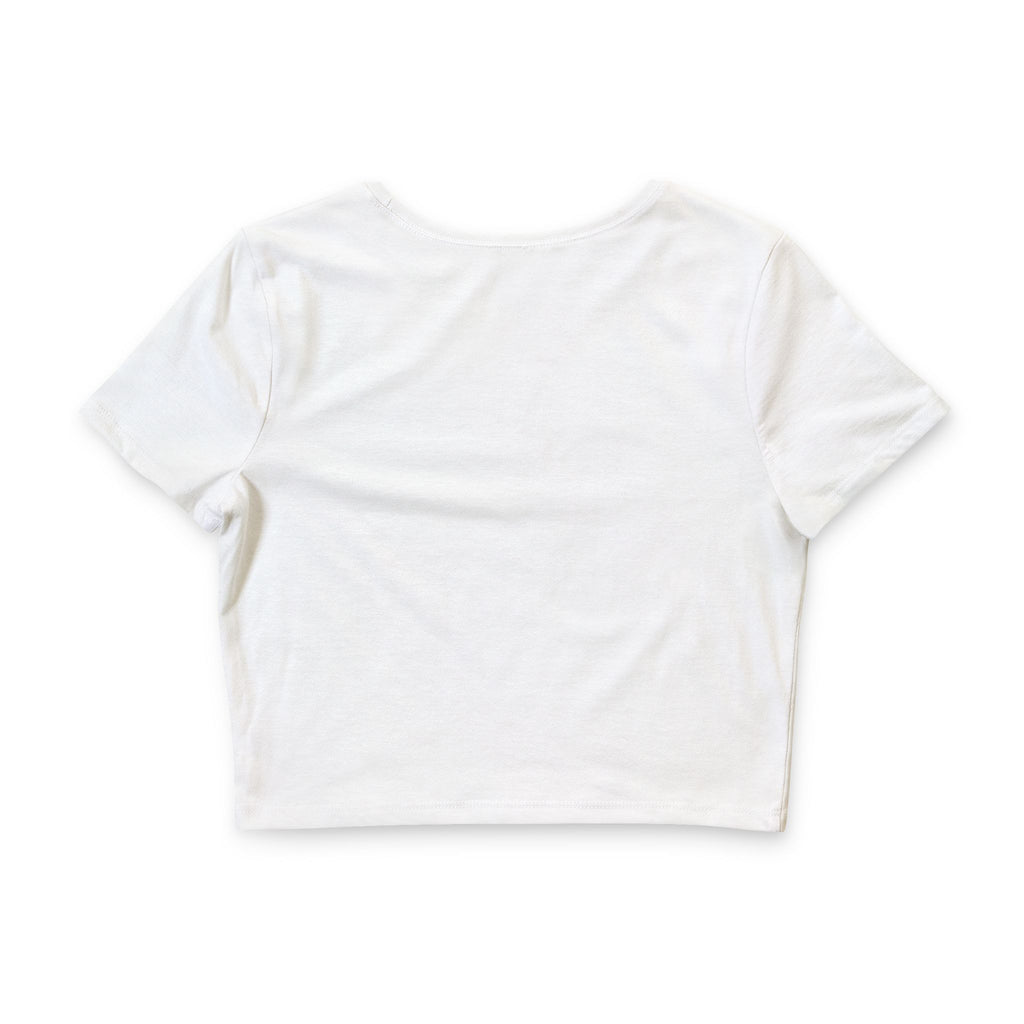 Floral 'Don't Tell Me What To Do' Women's Crop Tee