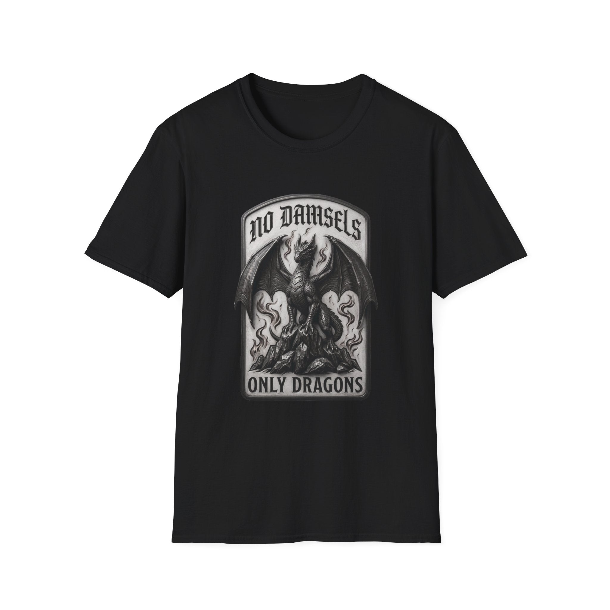 No Damsels Only Dragons Shirt, Feminist Dragon Tee, Fantasy Feminist Shirt, Strong Women Graphic Tee, Girl Power Shirt, Dark Fantasy Tshirt, Witch Aesthetic Shirt, Anti Damsel Shirt