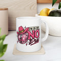 I’m In My No Era Mug — Disco Ball Cowboy Hat Feminist Coffee Mug