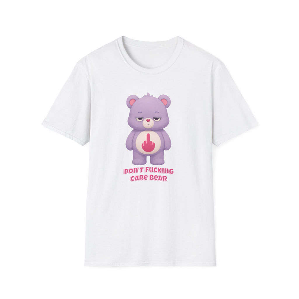 Don’t Care Bear Funny Sarcastic Shirt, Grumpy Bear Middle Finger Tee, Funny Women’s Graphic Tee, Sarcastic Gift for Her, IDGAF Shirt, Cute But Unbothered Tee, Funny Black Graphic Shirt, Sassy Bear...