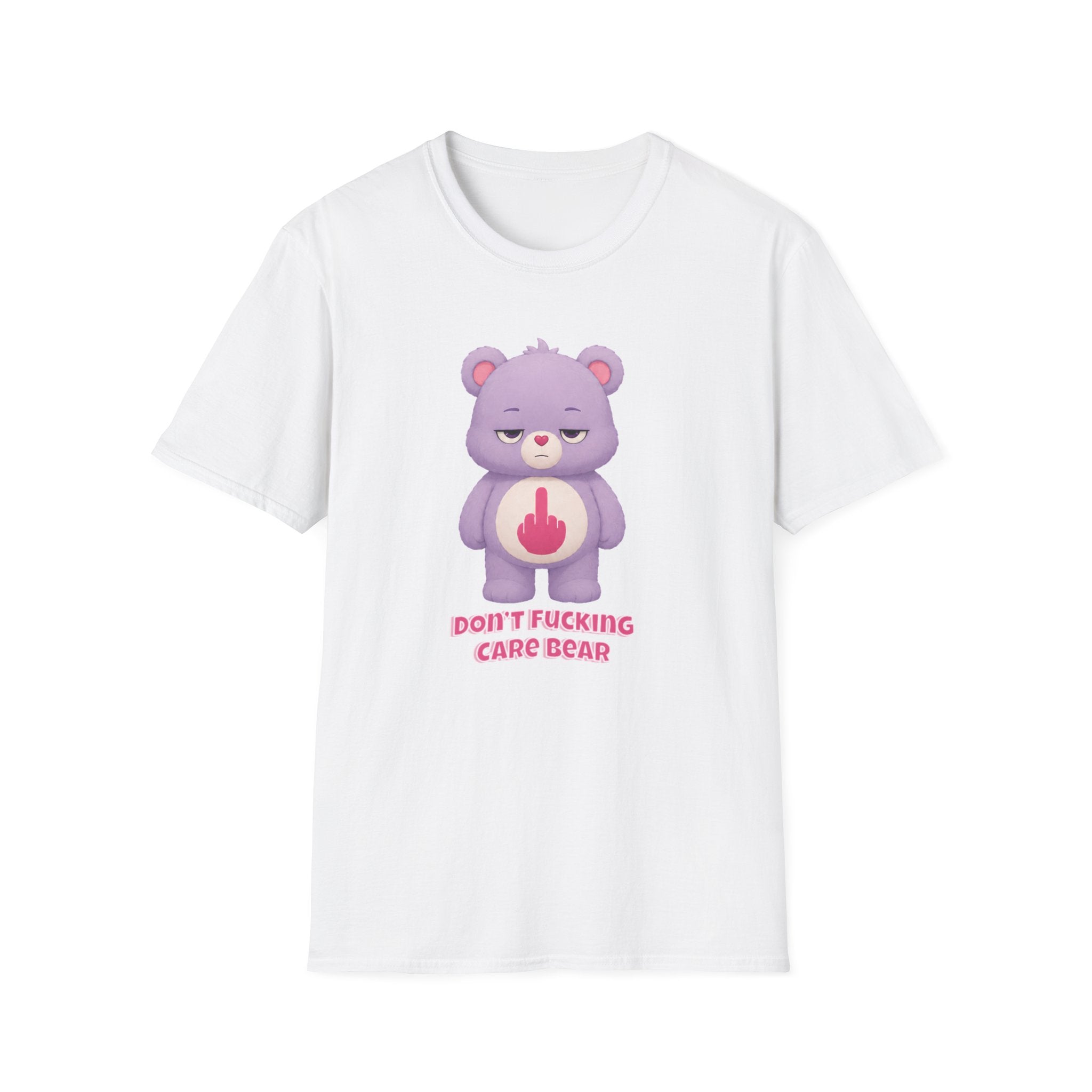 Don’t Care Bear Funny Sarcastic Shirt, Grumpy Bear Middle Finger Tee, Funny Women’s Graphic Tee, Sarcastic Gift for Her, IDGAF Shirt, Cute But Unbothered Tee, Funny Black Graphic Shirt, Sassy Bear...