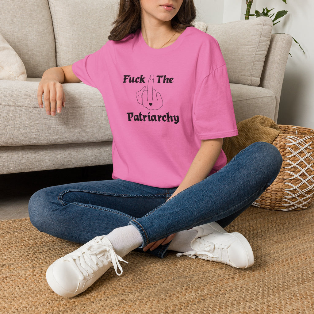 "Fuck The Patriarchy" Women's Tee — Feminist Graphic Shirt, Protest & Activist Top