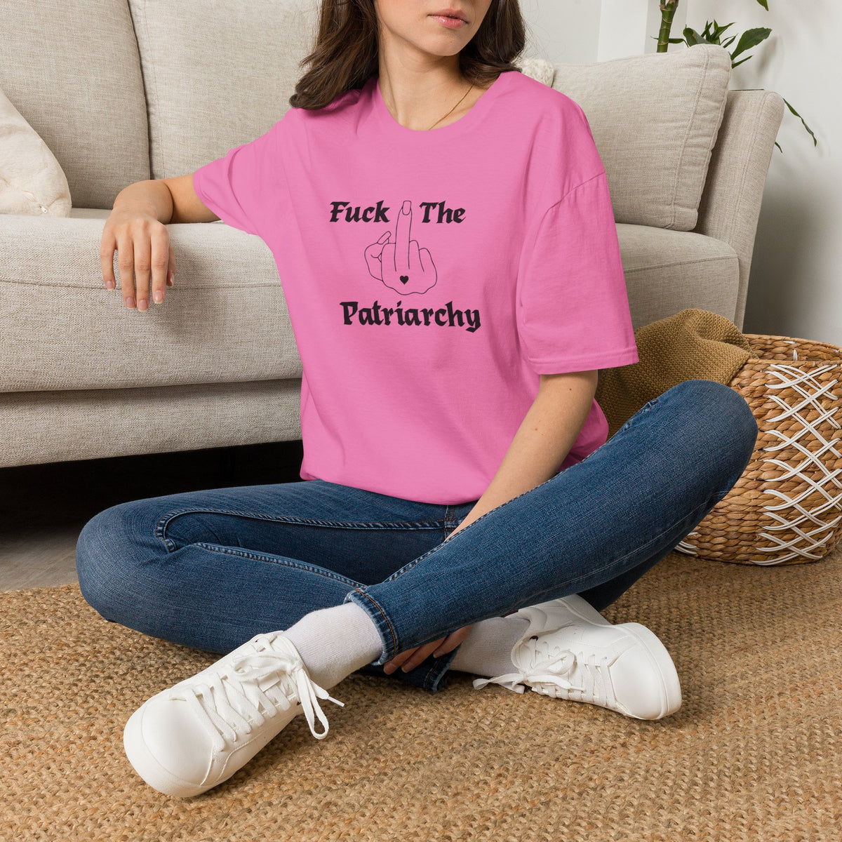 "Fuck The Patriarchy" Women's Tee — Feminist Graphic Shirt, Protest & Activist Top
