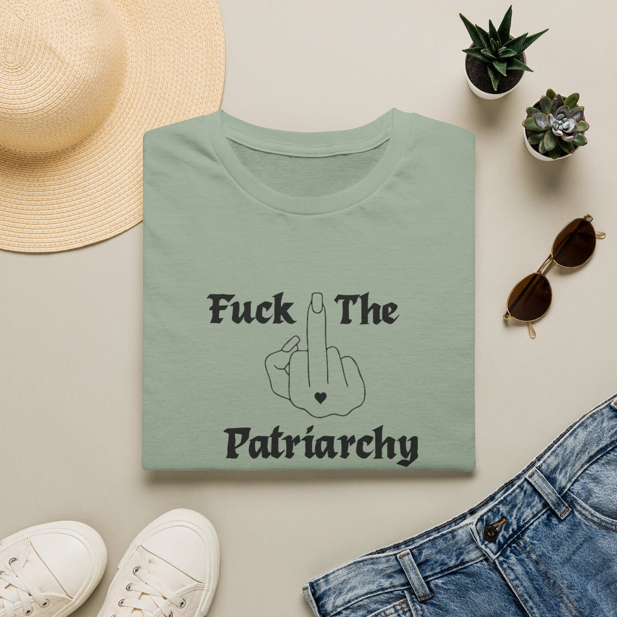 "Fuck The Patriarchy" Women's Tee — Feminist Graphic Shirt, Protest & Activist Top