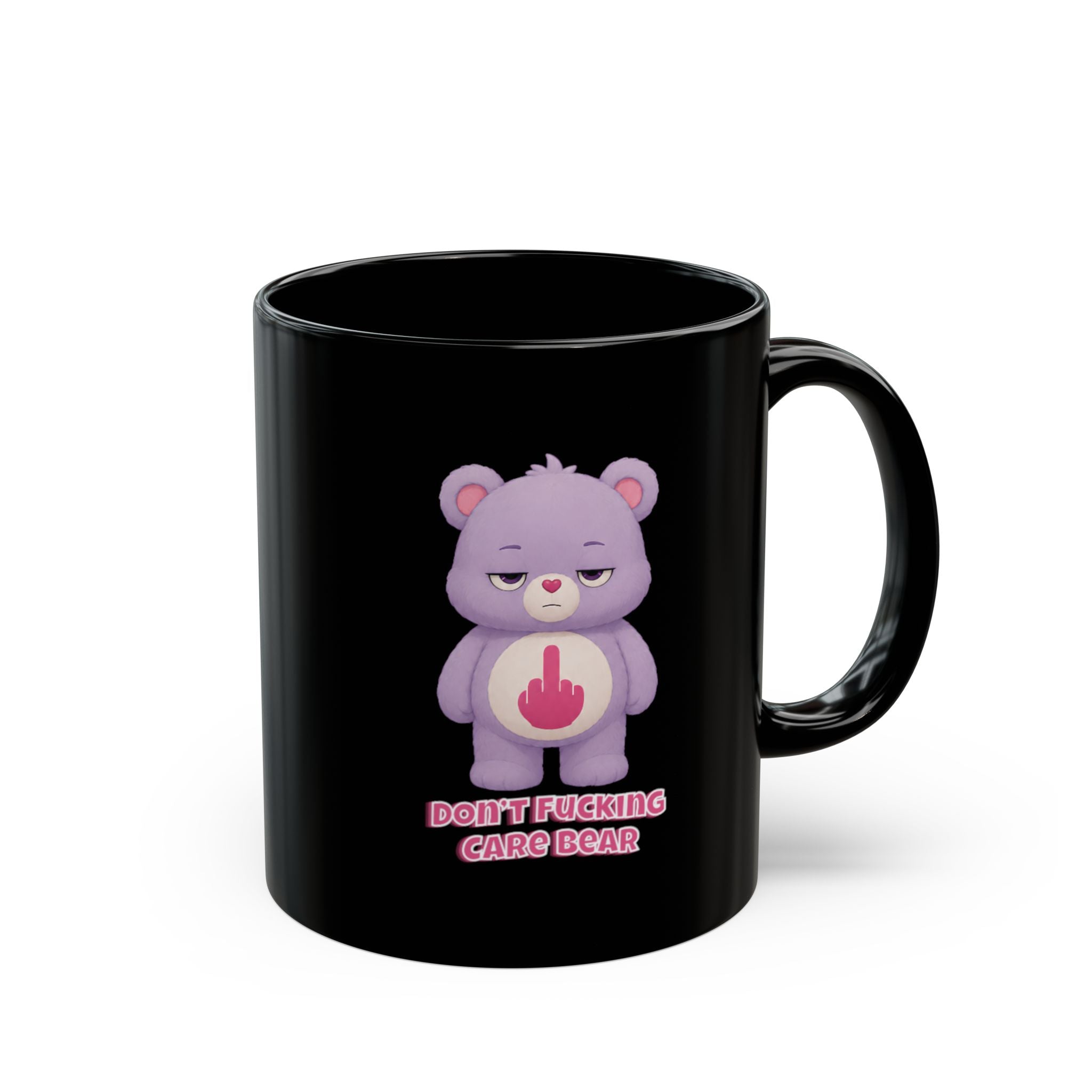 Don’t Care Bear Funny Mug, Grumpy Bear Middle Finger Coffee Mug, Sarcastic Mug for Women, Funny Gift for Her, IDGAF Mug, Unbothered Mug, Funny Office Mug, Sassy Gift for Best Friend