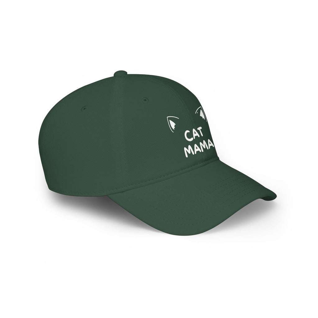 Cat Mama Baseball Cap — Low Profile Cat Mom Hat