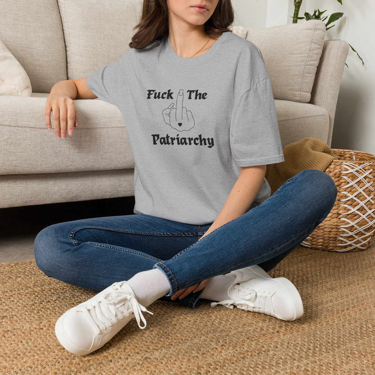 "Fuck The Patriarchy" Women's Tee — Feminist Graphic Shirt, Protest & Activist Top