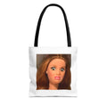 Tote Bag — Funny Shocked Doll Face Printed Cotton Tote