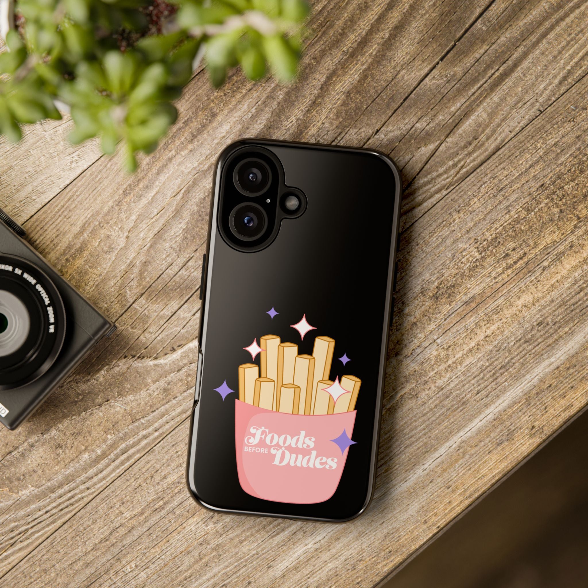Phone Case — "Foods Before Dudes" Cute Fries Design