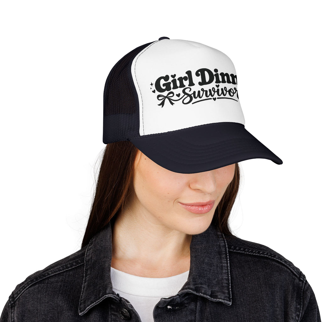 "Girl Dinner Survivor" Trucker Hat
