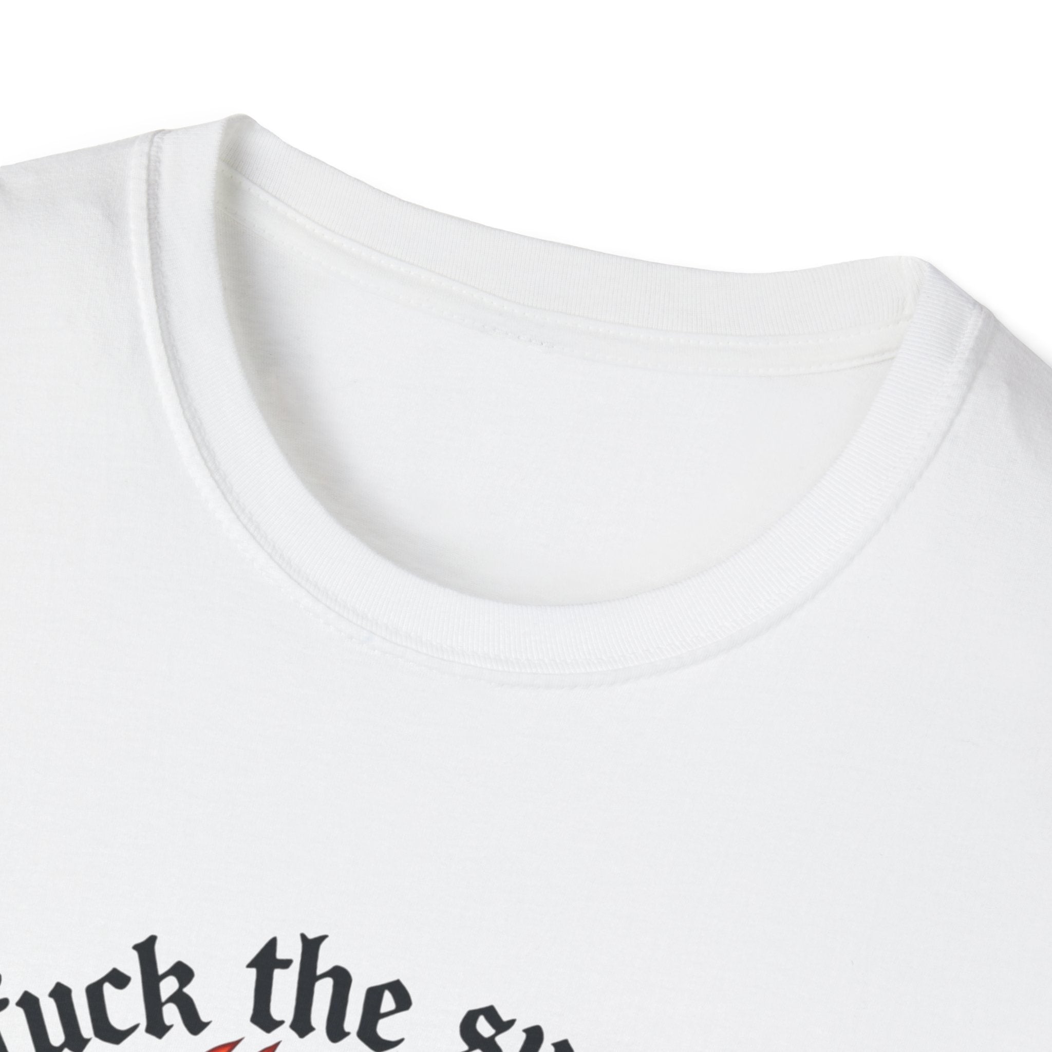 Care Bear 'Fuck the System' T-Shirt — Rainbow Rebellion Graphic Tee