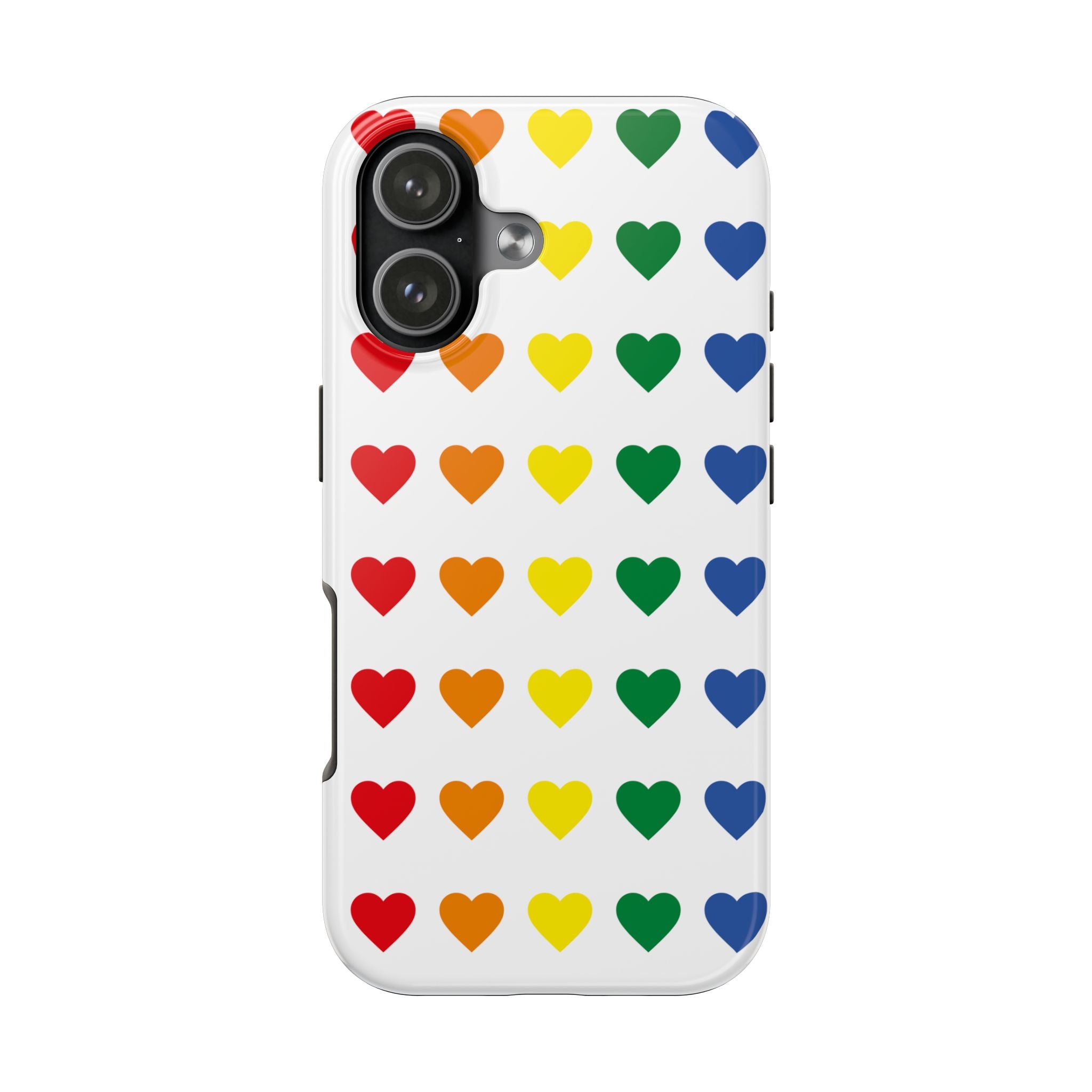 Rainbow Heart Tough Phone Case — Pride LGBTQ+ Protective Phone Cover