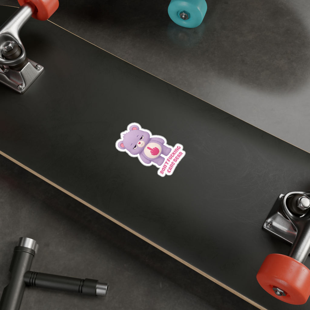 I Don’t Fucking Care Bear Funny Feminist Sticker | Sarcastic Bear sticker