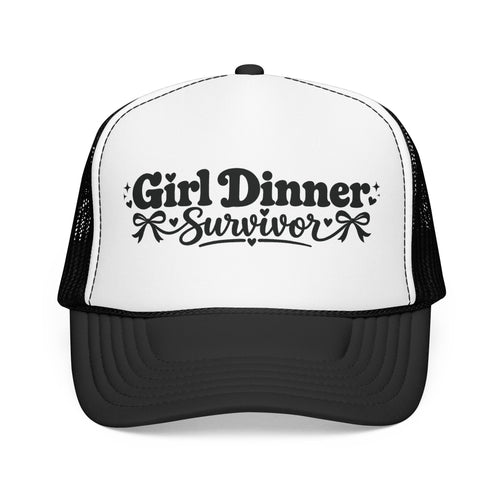 "Girl Dinner Survivor" Trucker Hat