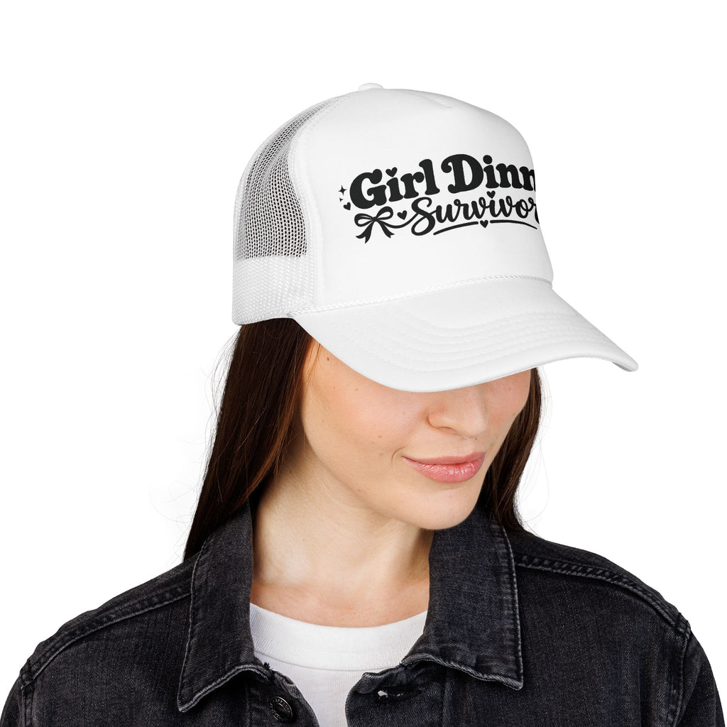 "Girl Dinner Survivor" Trucker Hat