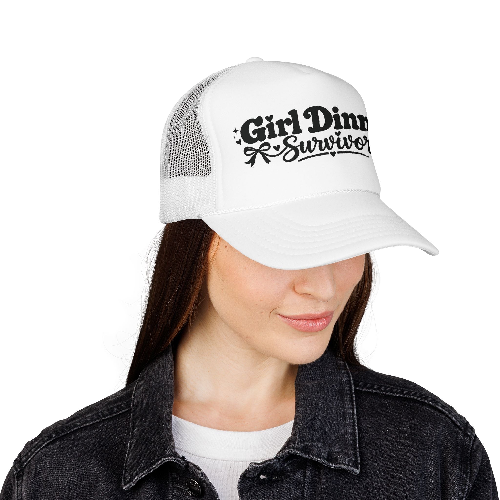 "Girl Dinner Survivor" Trucker Hat