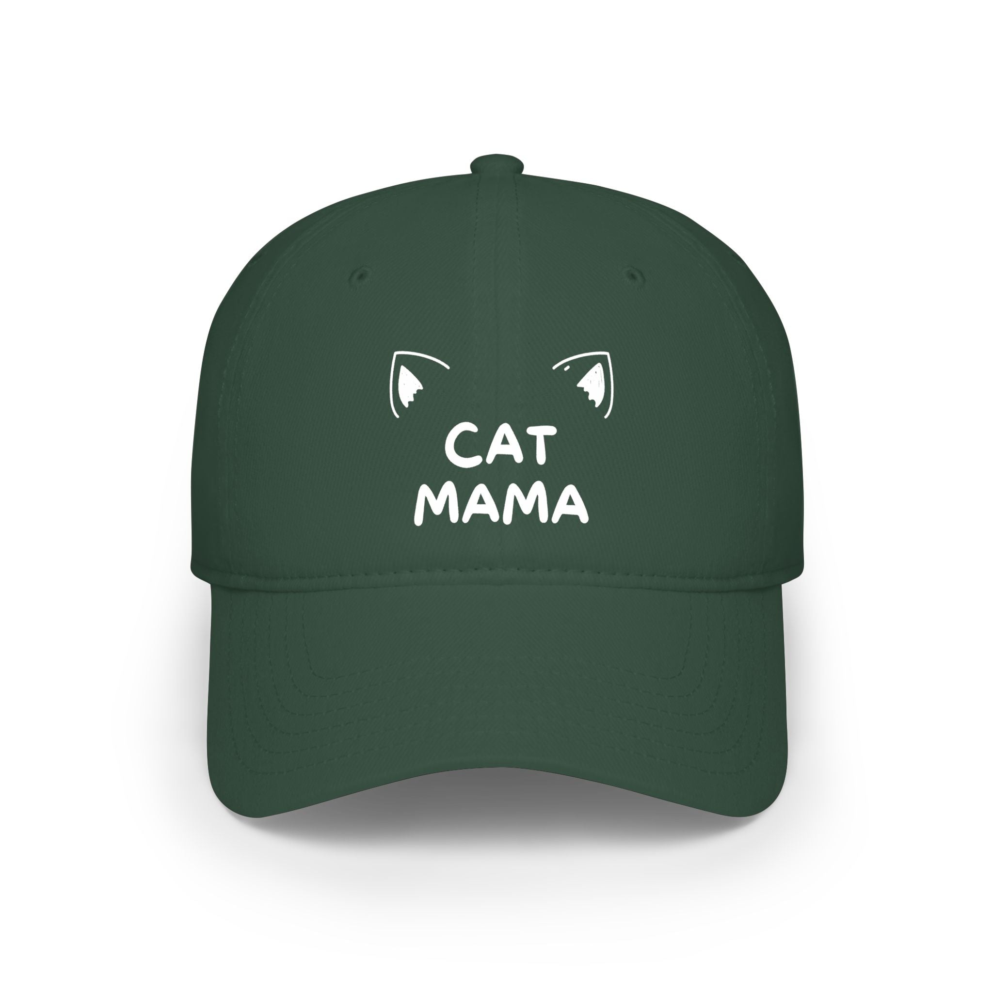 Cat Mama Baseball Cap — Low Profile Cat Mom Hat
