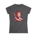 Support Women’s Rage Vintage Retro Feminist T-Shirt with Baseball Bat Graphic | Women’s Rage Shirt | Funny Feminist Tee | 1950s Housewife Angry Woman Graphic Tee | charcoal T shirt