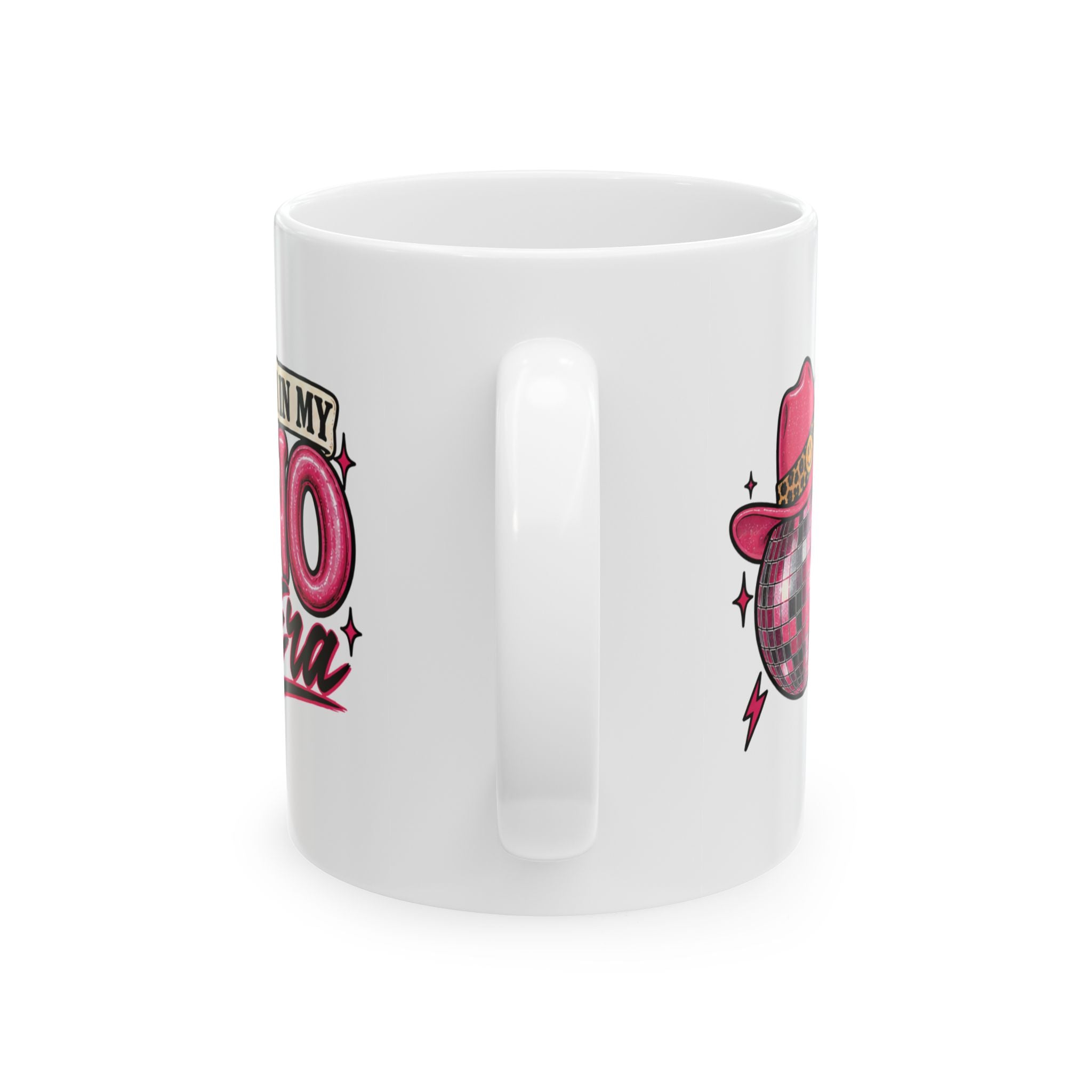 I’m In My No Era Mug — Disco Ball Cowboy Hat Feminist Coffee Mug