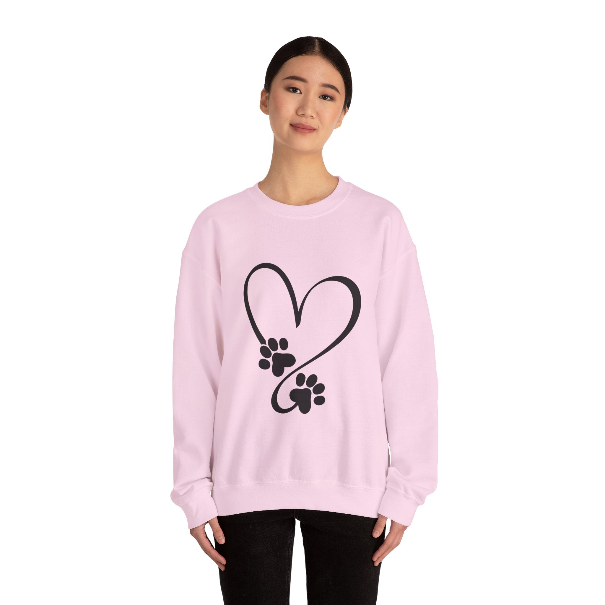Paw Heart Crewneck Sweatshirt