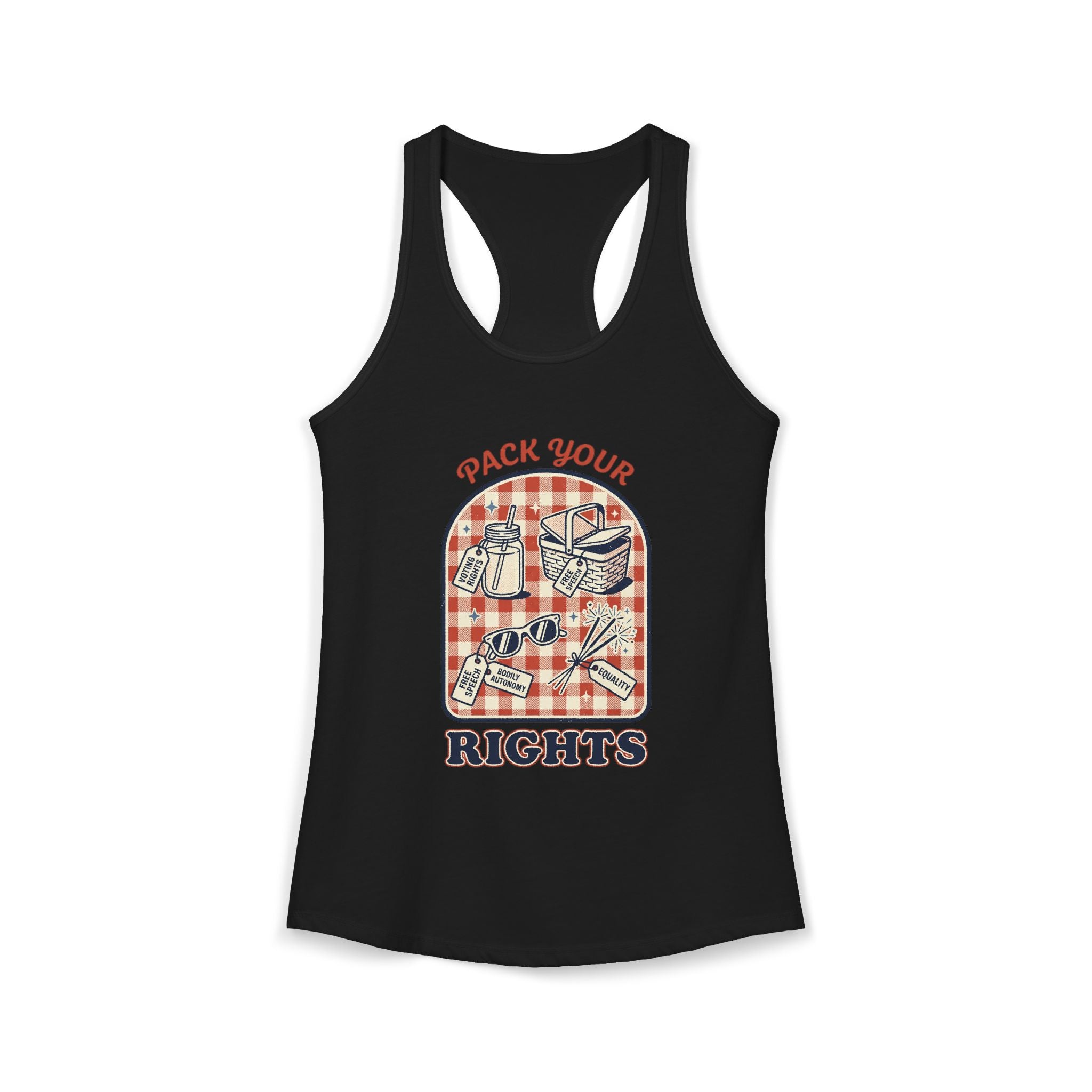Pack Your Rights Tank Top | Feminist 4th of July Shirt | Voting Rights Tee | Bodily Autonomy | Women’s Rights Gift