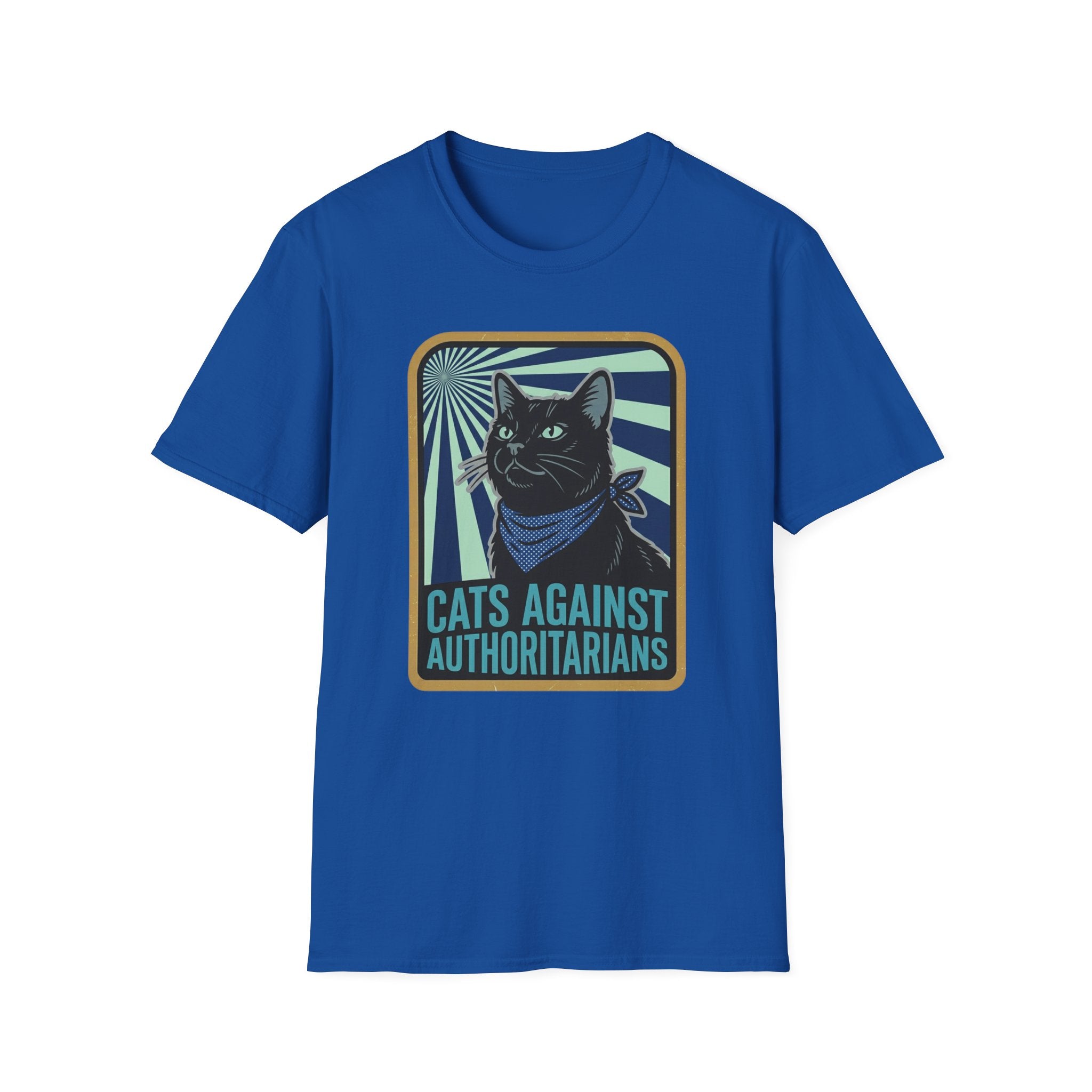 Cats Against Authoritarians Shirt | Political Black Cat Tee | Funny Anti Authoritarian Shirt | Political Protest T-Shirt | Cat Lover Political Gift