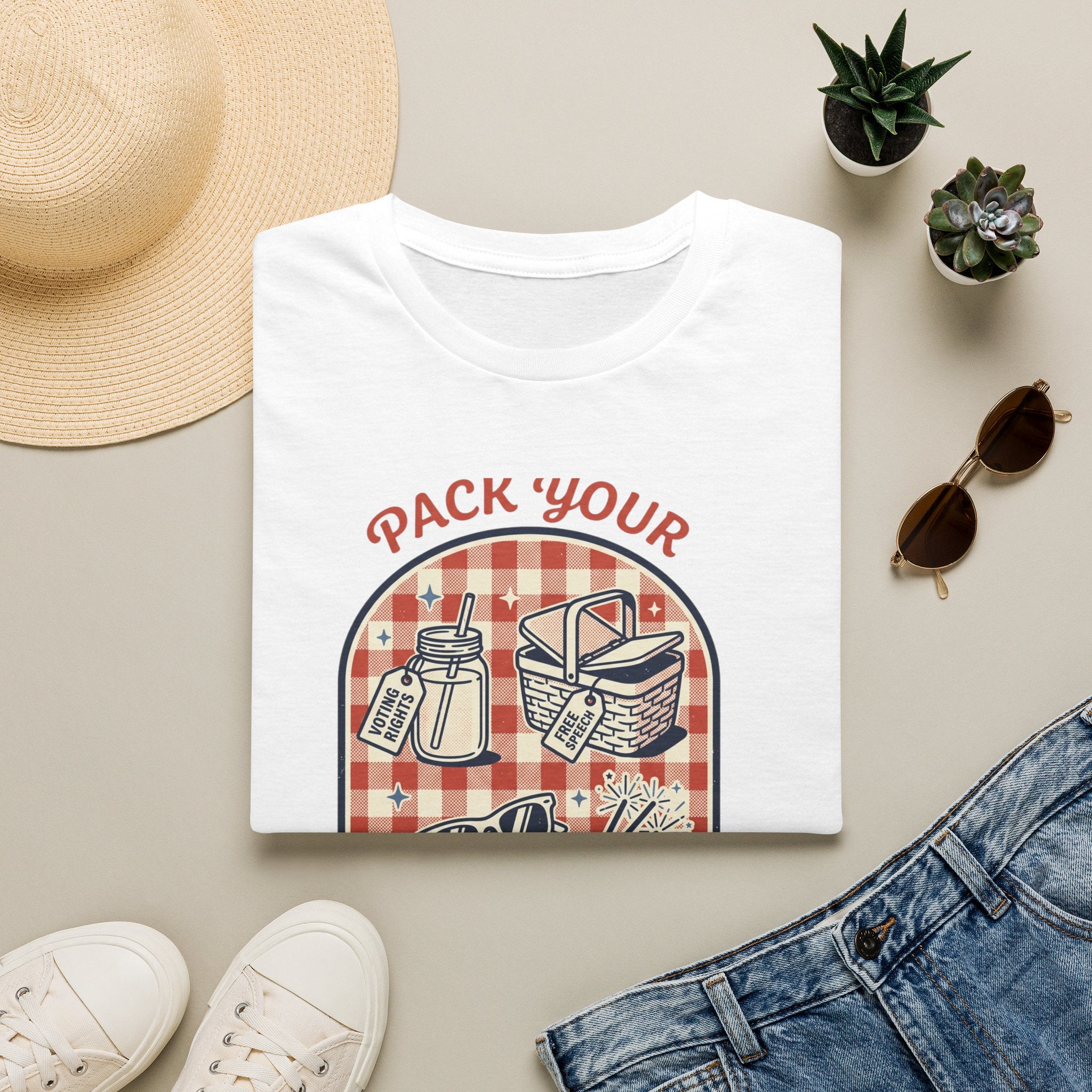 Pack Your Rights T shirt | Feminist 4th of July Shirt | Voting Rights Tee | Bodily Autonomy | Women’s Rights Gift