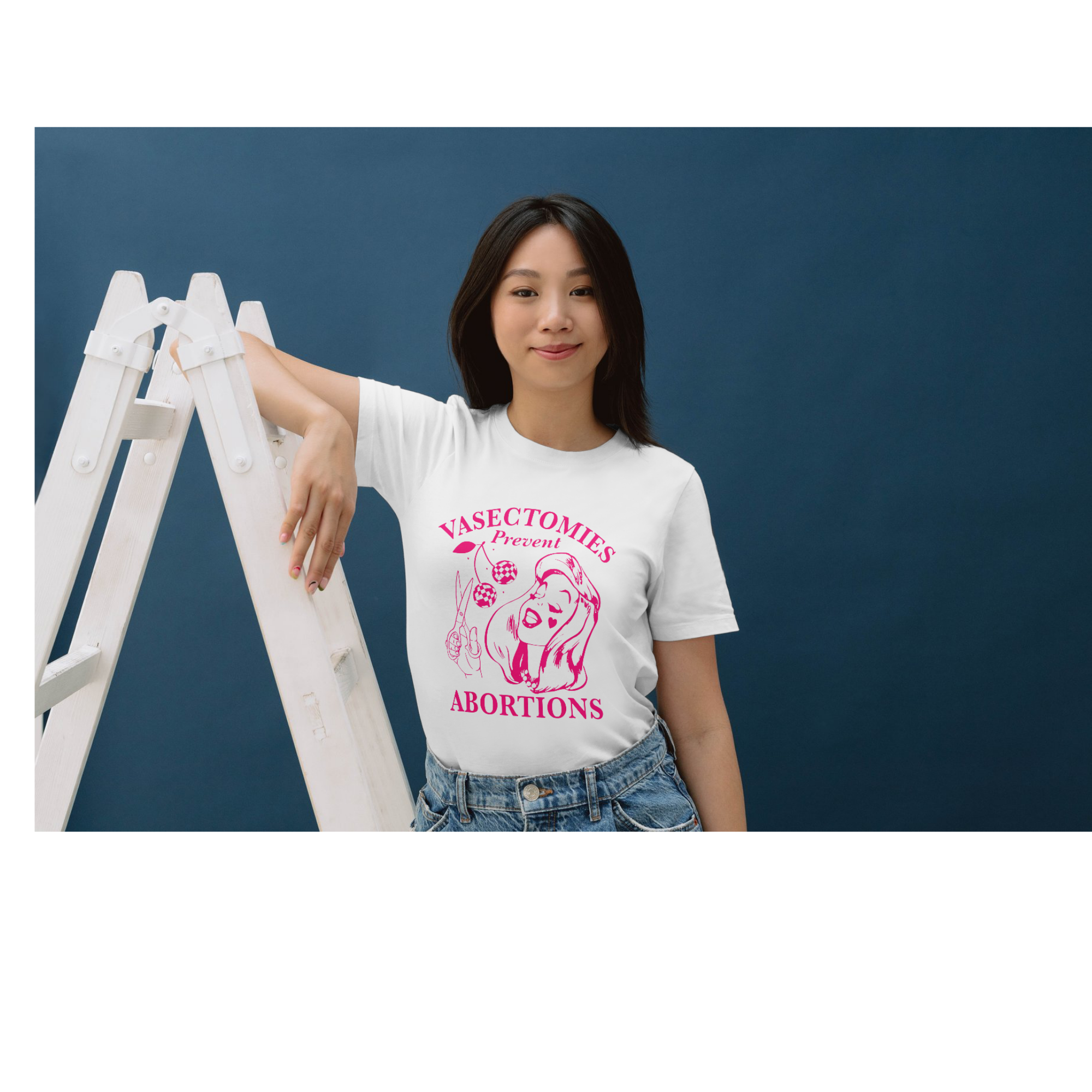 'Vasectomies Prevent Abortions' Feminist Pro-Choice Graphic Tee