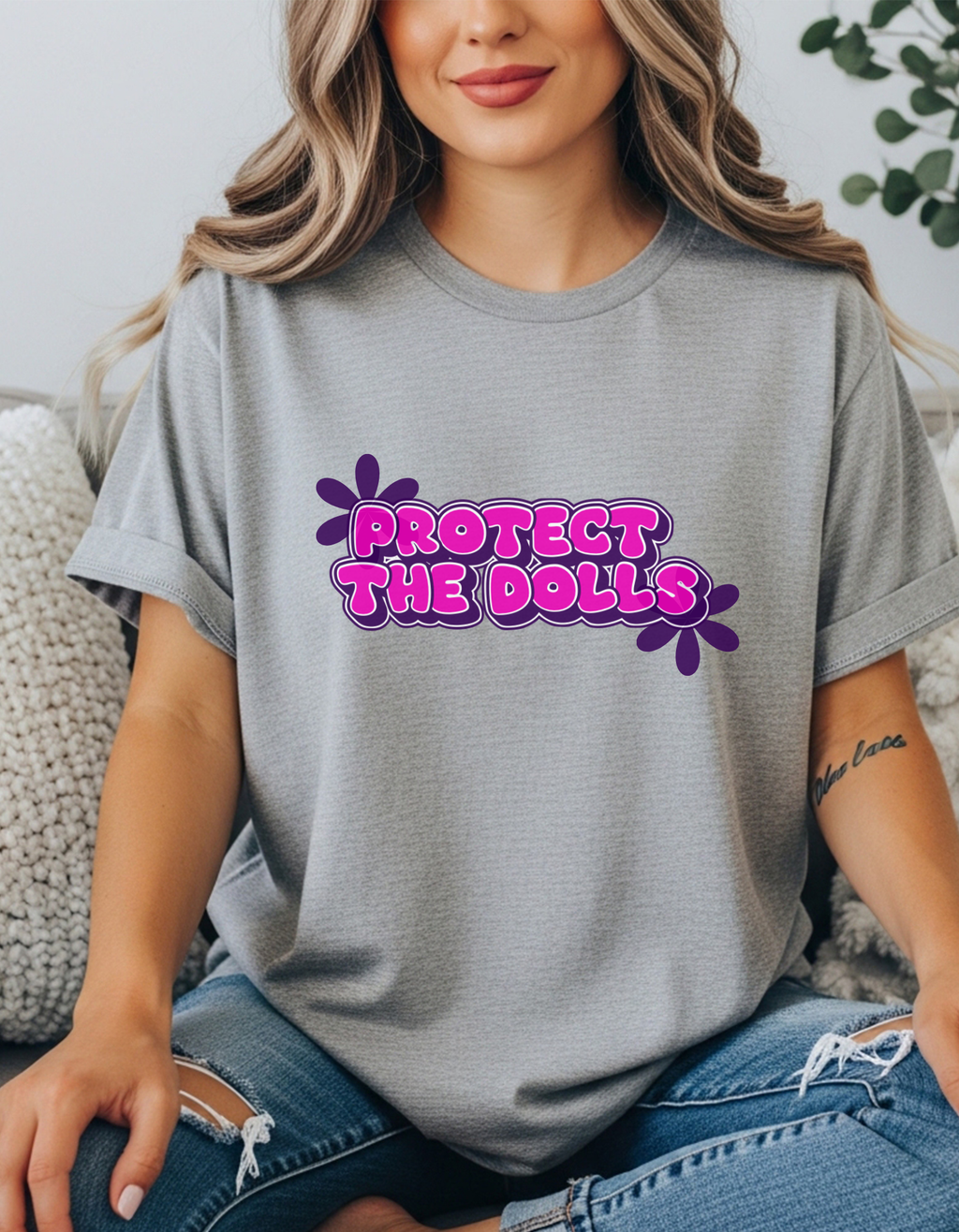 Protect the Dolls T-Shirt — Retro Graphic Tee