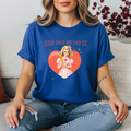 Sugar Spice And F*ck Ice Shirt | Funny Sarcastic Women’s Graphic Tee | Retro Vintage Girl Pink Heart T-Shirt | Edgy Cute Feminist Shirt | Funny Gift For Women