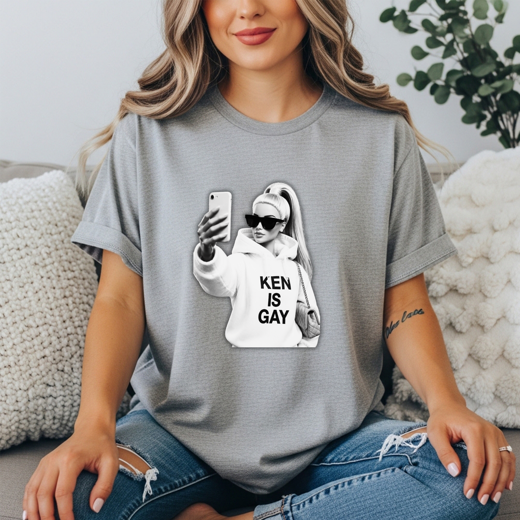 “Ken is Gay” T-shirt- Glitter and Rage edition