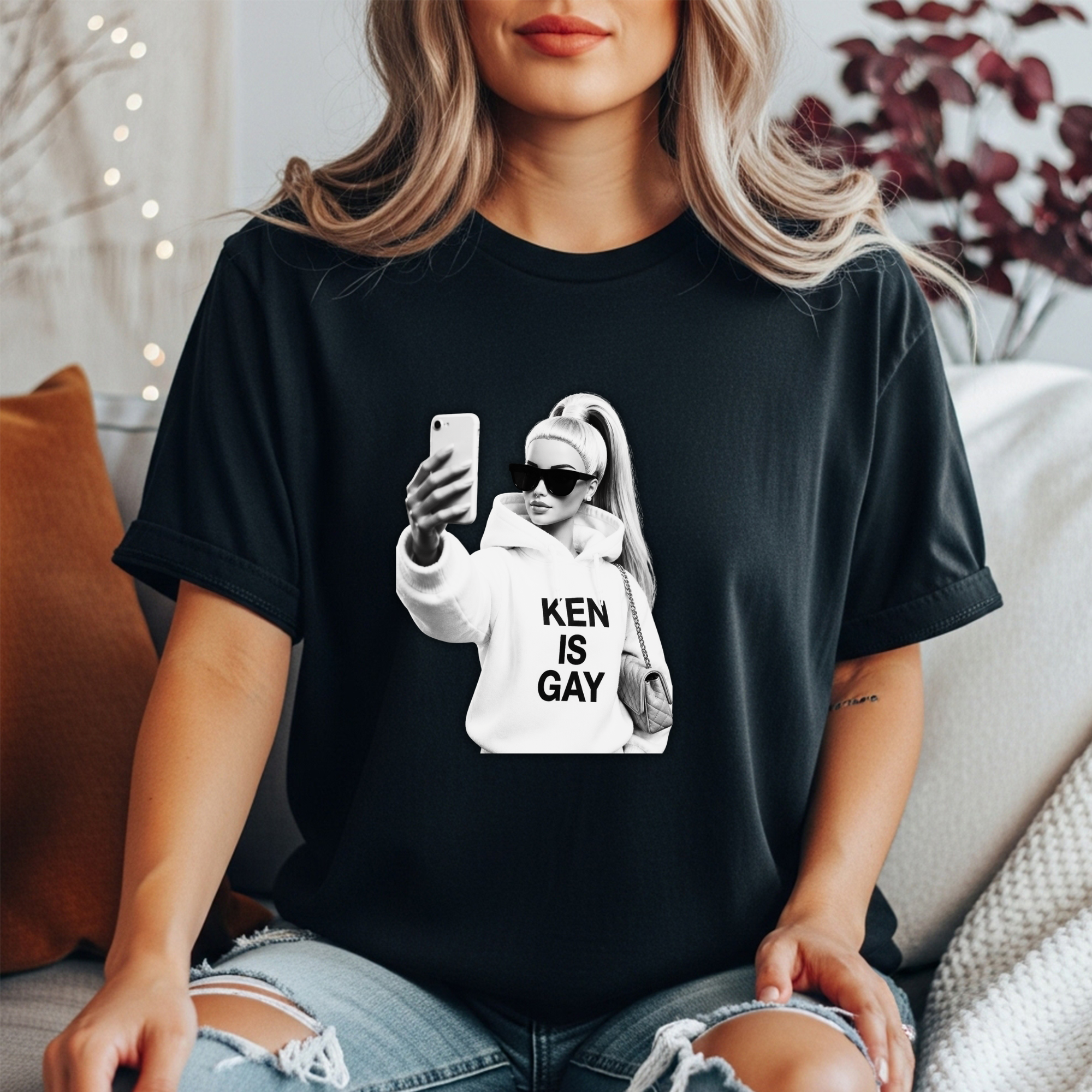 “Ken is Gay” T-shirt- Glitter and Rage edition