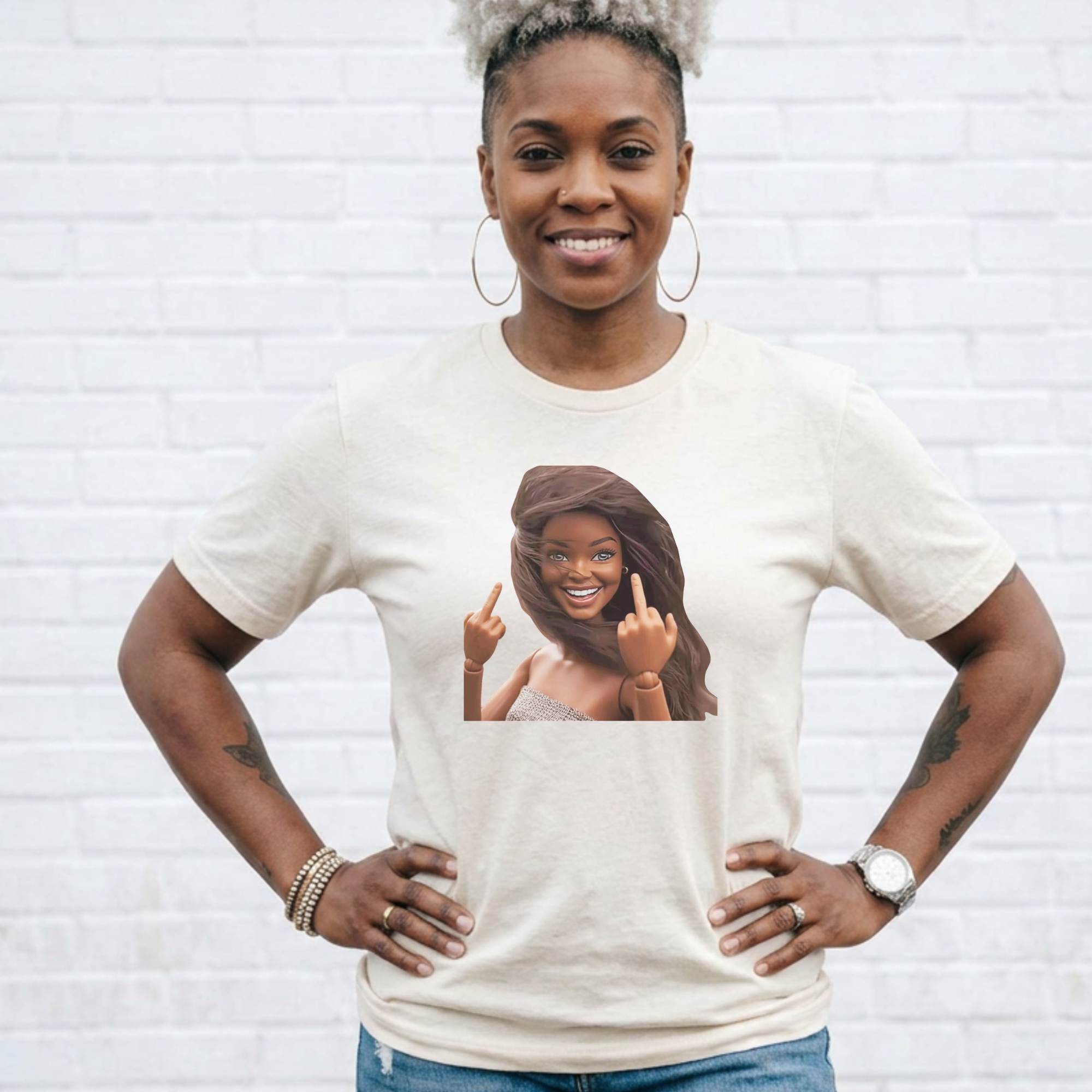 Not Your Doll Feminist Graphic Tee | Bold Women’s Empowerment Shirt
