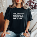 Even A Goddess Must Carry A Machete Feminist Graphic Tee | Women’s Empowerment Shirt | Funny Feminist Gift