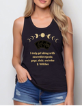 Witchy Tarot Funny Tank Top — Women's Racerback