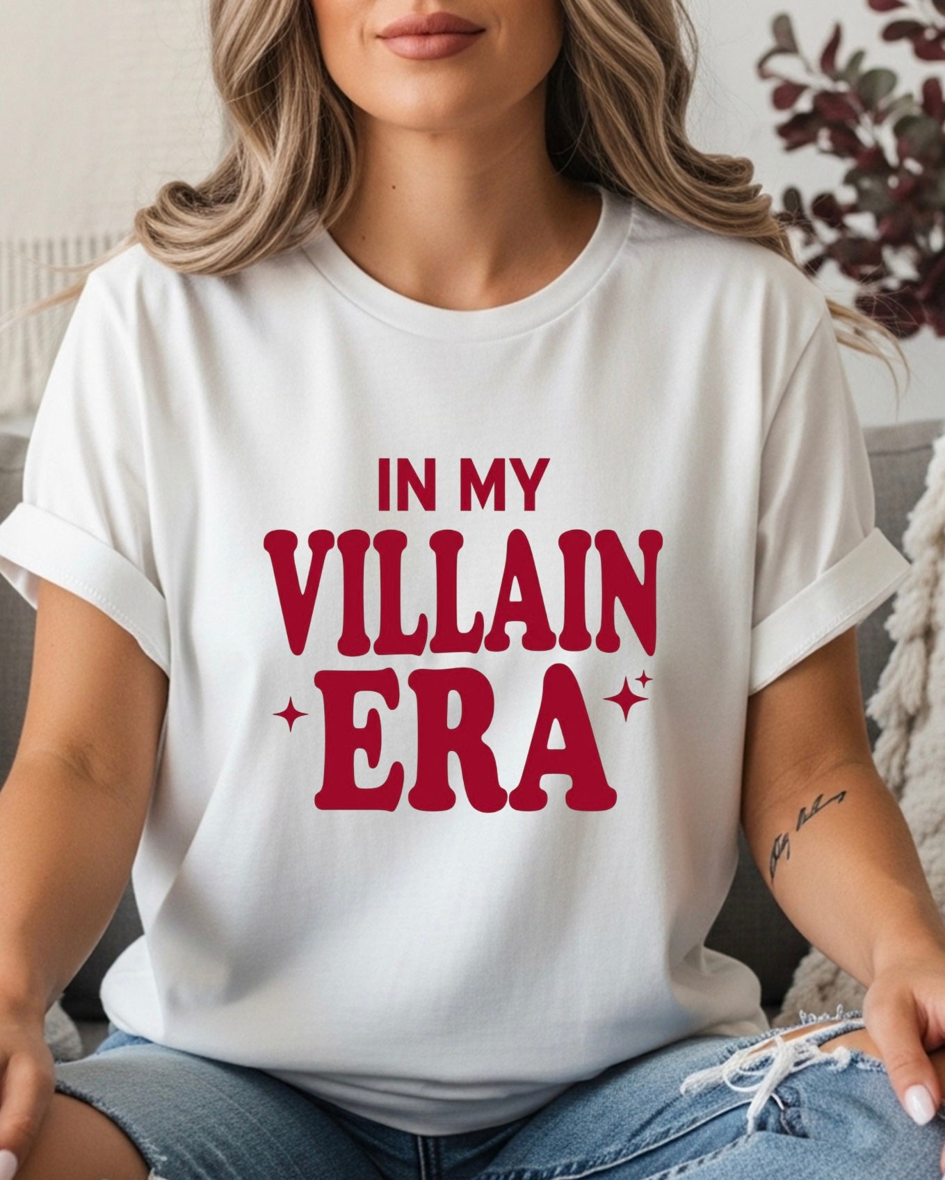 In My Villain Era Shirt | Funny Feminist T-Shirt | Dark Humor Graphic Tee | Gift for Her | Unhinged Era Shirt | Anti-Hero Tee | Sarcastic Women’s Shirt