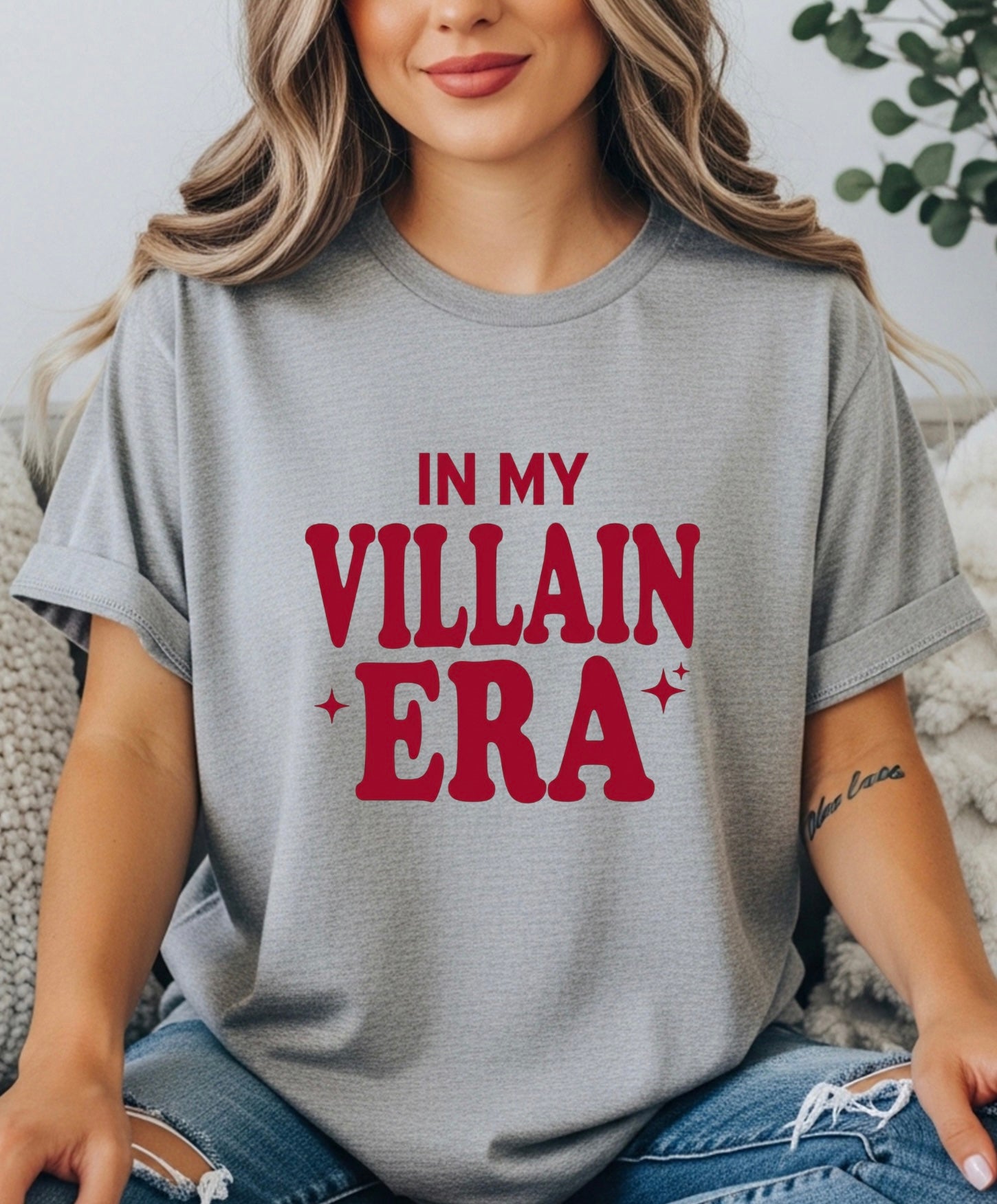 In My Villain Era Shirt | Funny Feminist T-Shirt | Dark Humor Graphic Tee | Gift for Her | Unhinged Era Shirt | Anti-Hero Tee | Sarcastic Women’s Shirt
