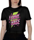 Femme Rage Baby Tee | Y2K Feminist Graphic Crop Top
