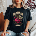 Not for Domestication Women’s Graphic Tee | Feral Feminist Shirt | Dark Botanical T-Shirt