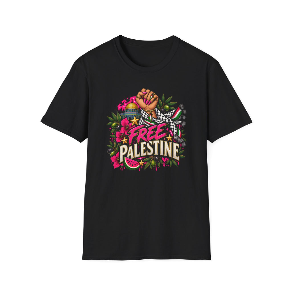 Free Palestine Graphic Tee | Feminist Protest Shirt